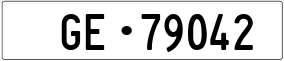 Truck License Plate